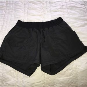 Black Lululemon Running Shorts